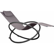 Orbital Steel Lounger - Sienna