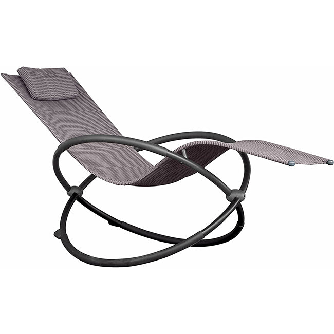 Orbital Steel Lounger - Sienna
