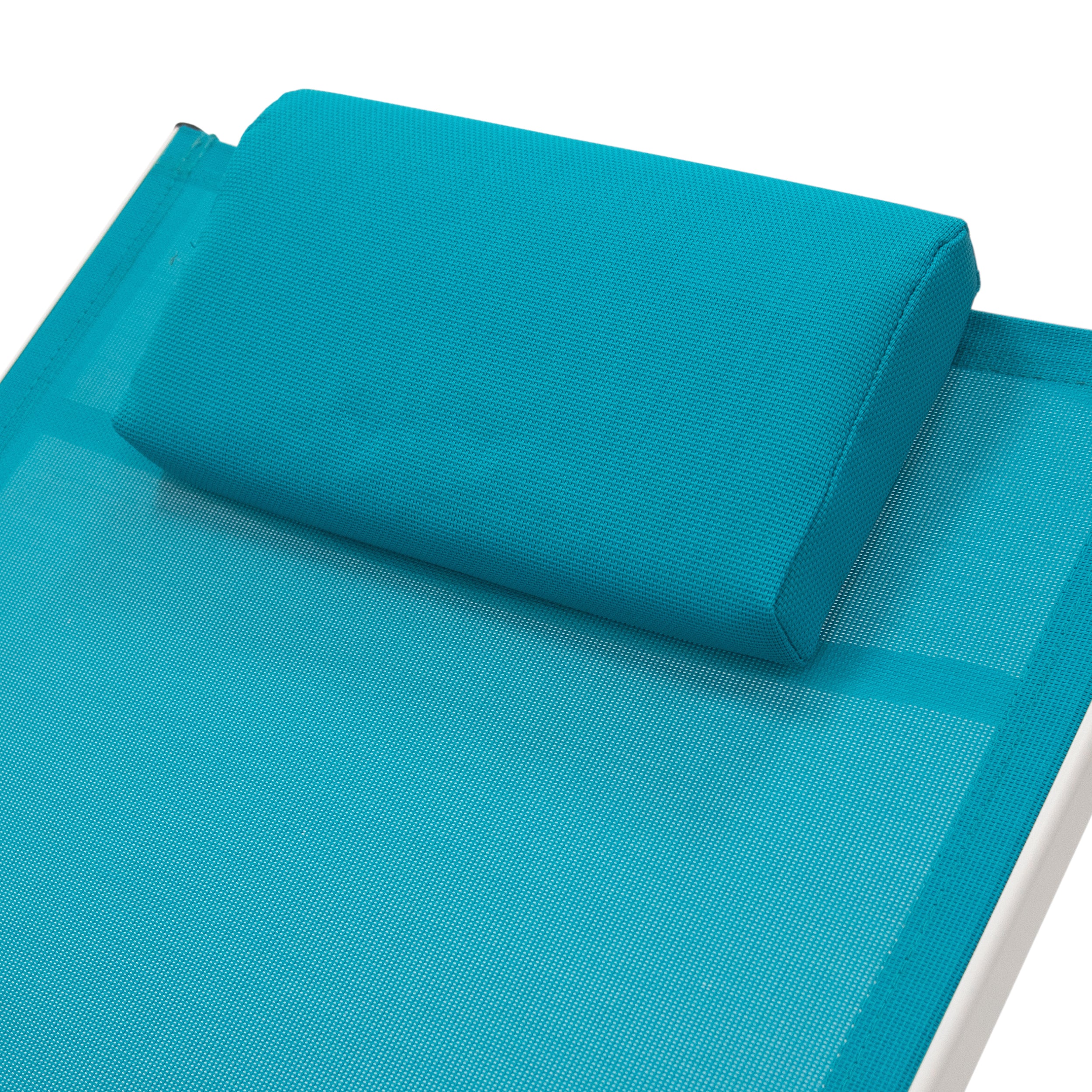Dockside Phifer ® & Aluminum Sun Lounger - True Turquoise