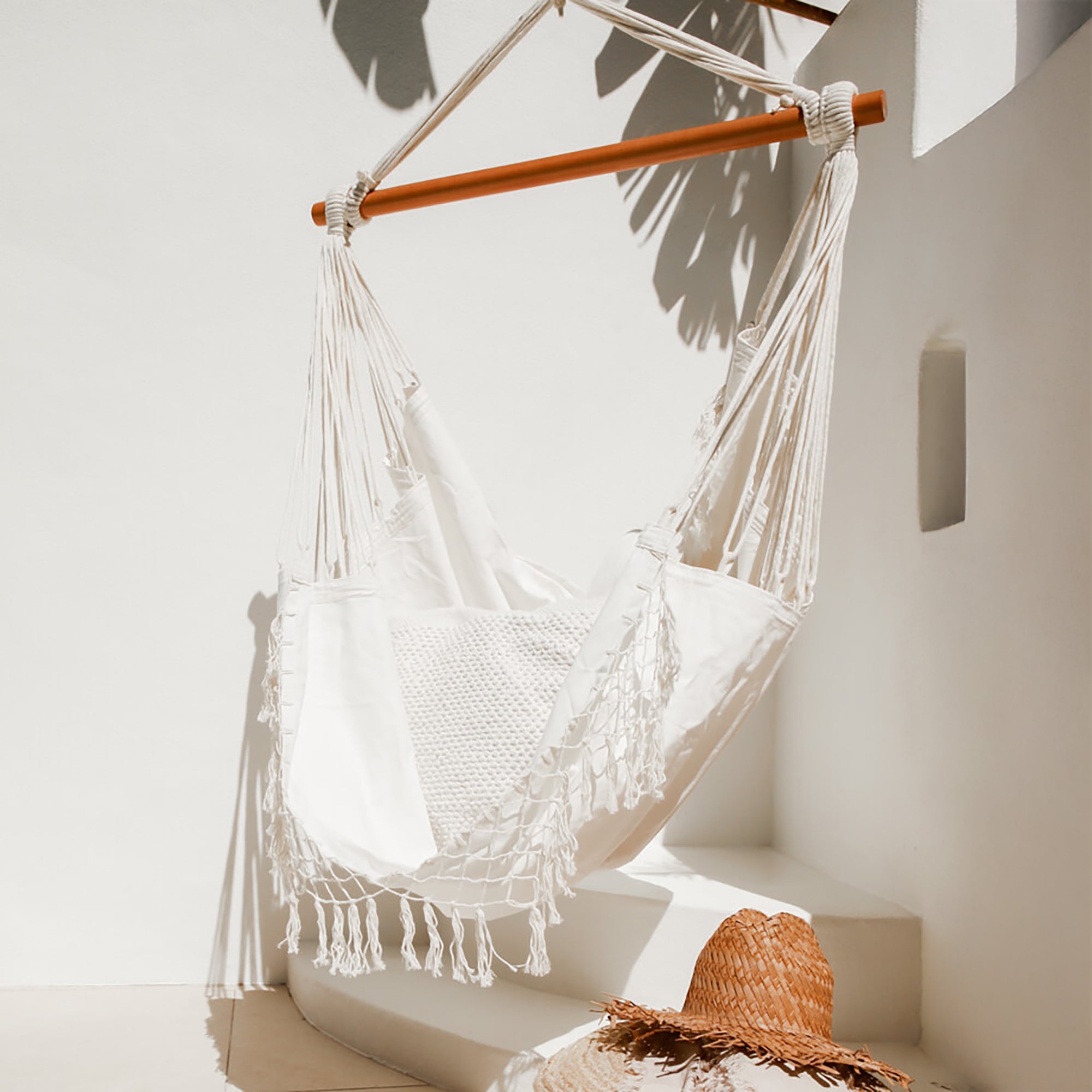 Brazilian Hammock Chair - Natural White
