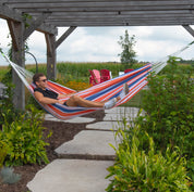 Brazilian Style Hammock - Double Orange Punch