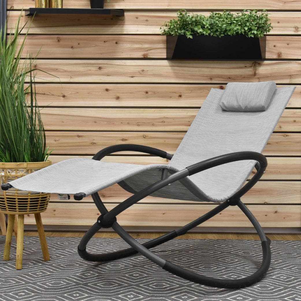 Orbital Phifer ® & Steel Lounger - Haven