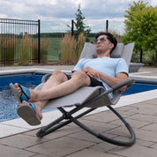 Orbital Phifer ® & Steel Lounger - Haven