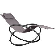 Orbital Steel Lounger - Sienna
