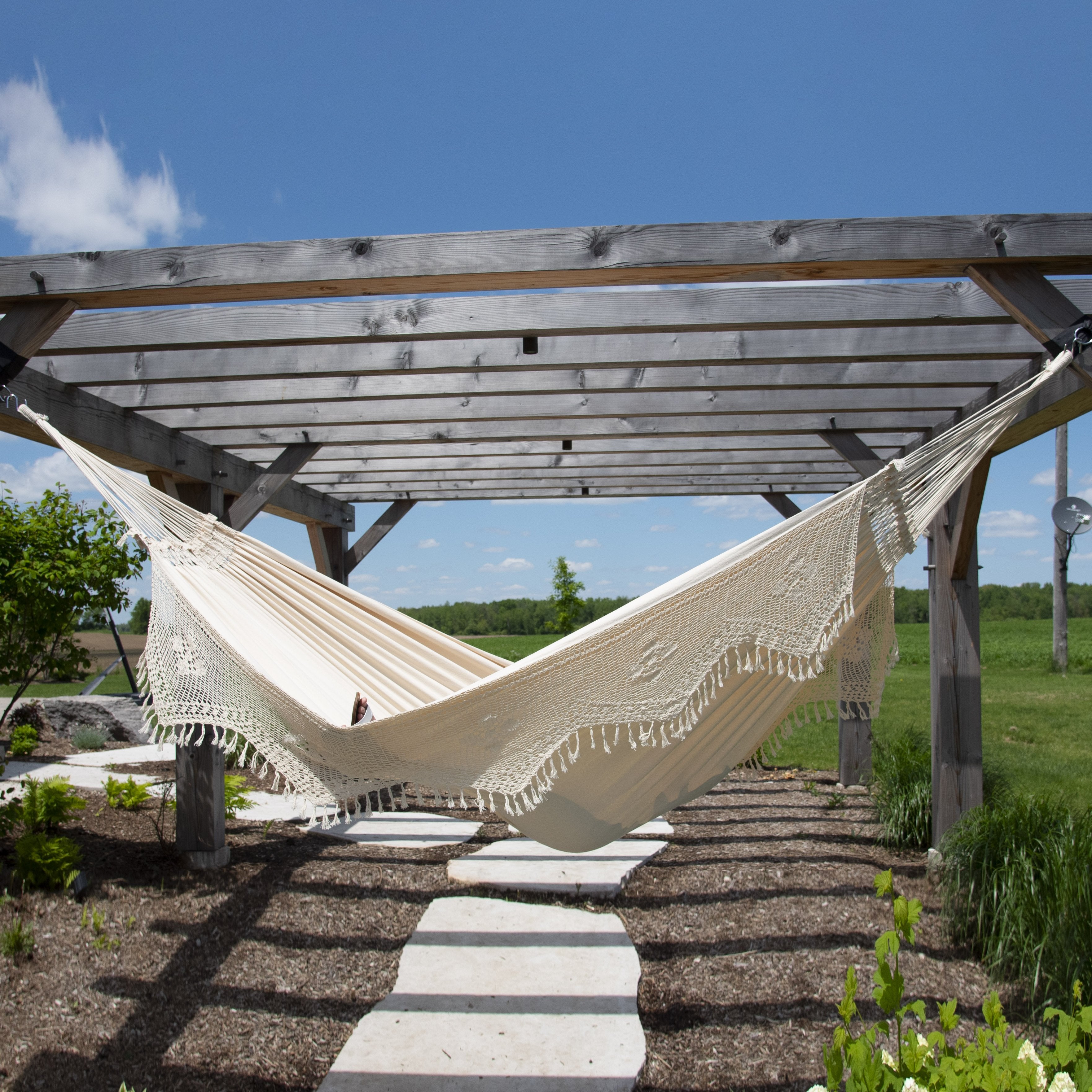 Authentic Brazilian Elegant Hammock Antique