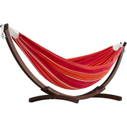 Double Cotton Hammock with Solid Pine Stand (260cm) - Mimosa