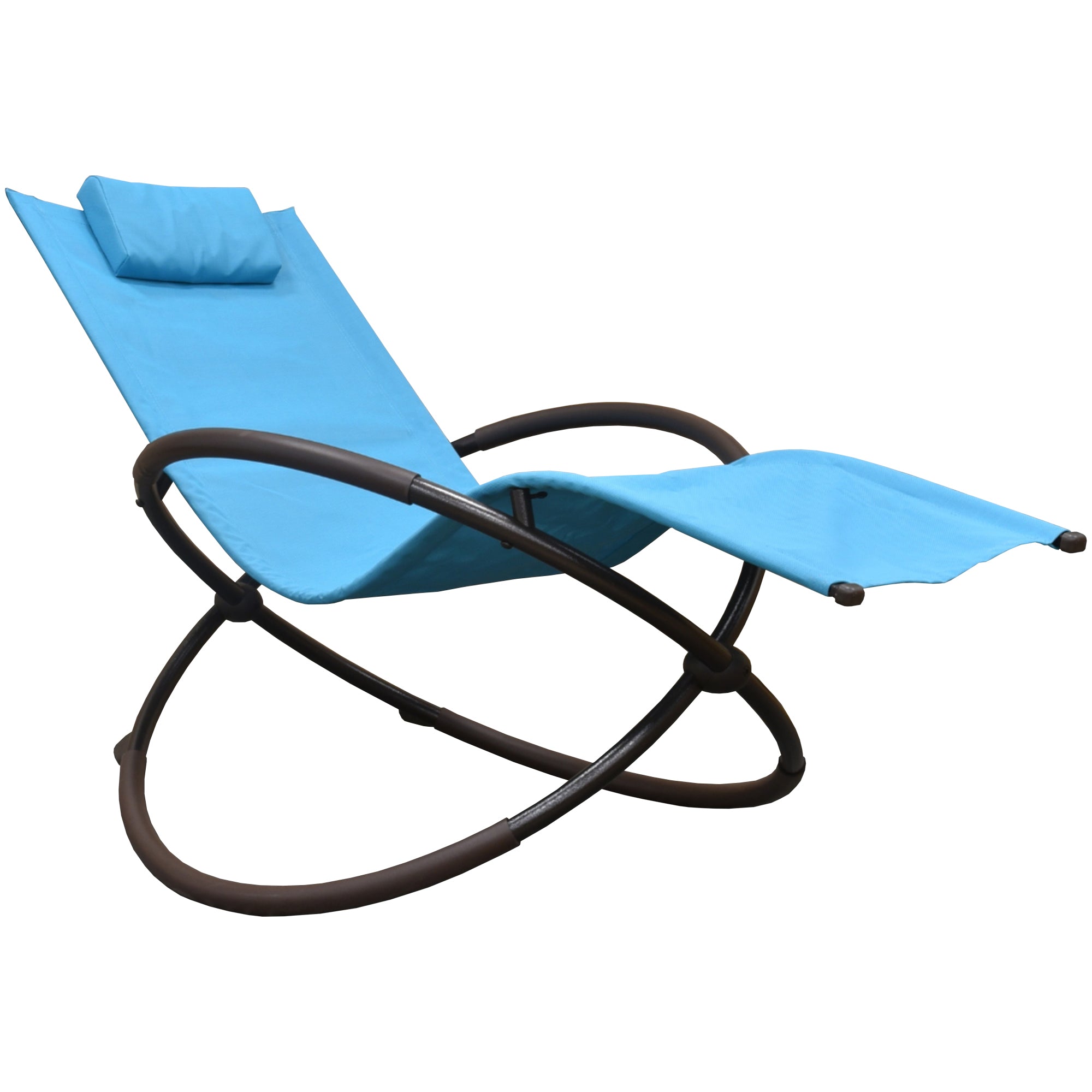 Orbital Phifer ® & Steel Lounger - True Turquoise