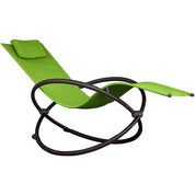 Orbital Steel Lounger - Green Apple