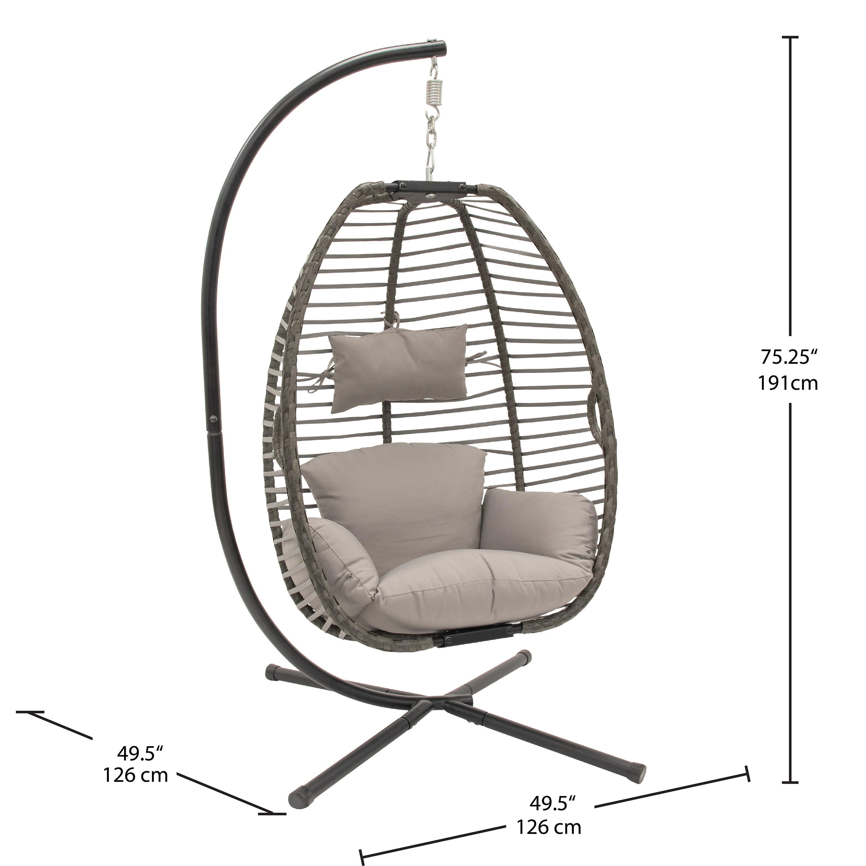 Nest Hanging Chair Combo Moonstone