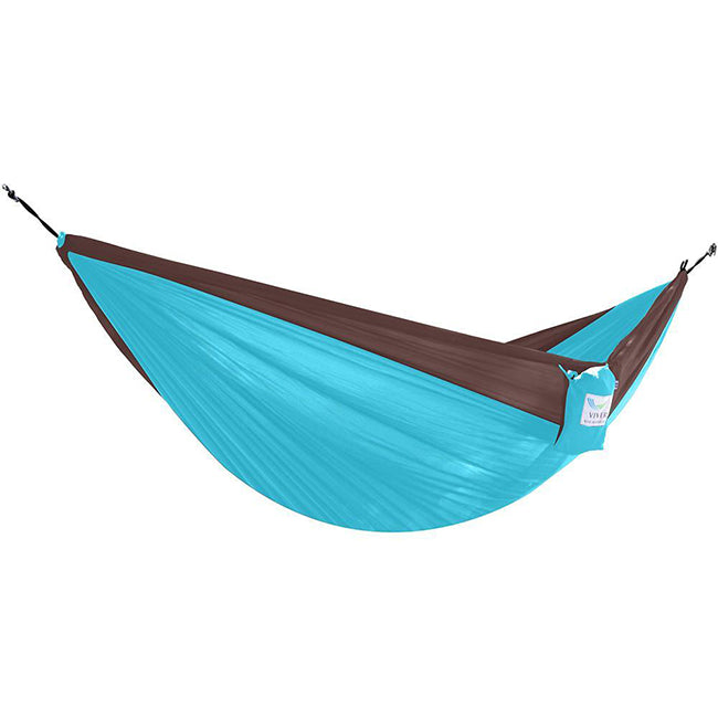 Parachute Hammock - Double Chocolate Turquoise