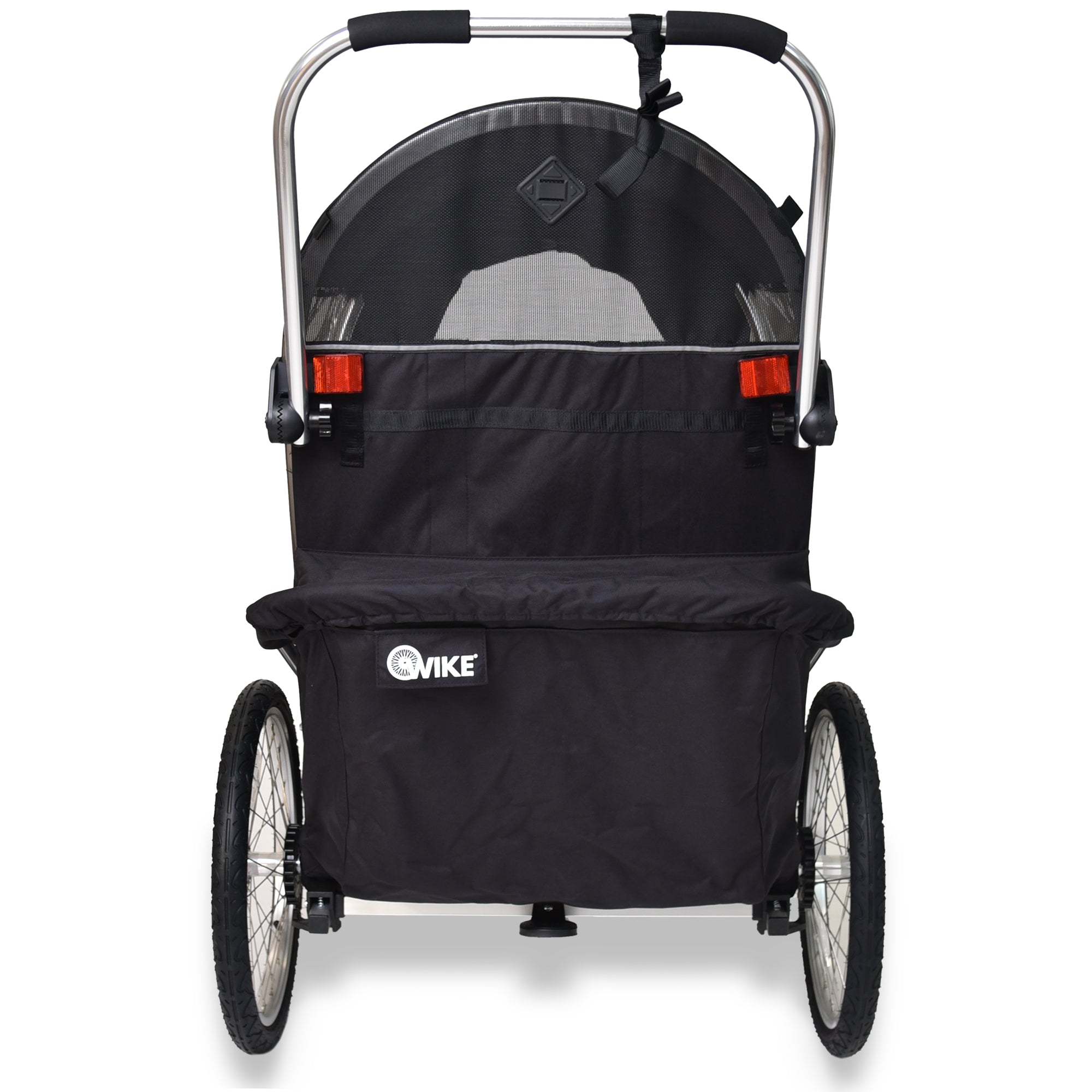 Wike Special Needs Large Bike Trailer with Stroller & Jogging Kit - Black