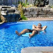 Noodle Floatz Single Swim Mat with 14 Noodles - True Turquoise