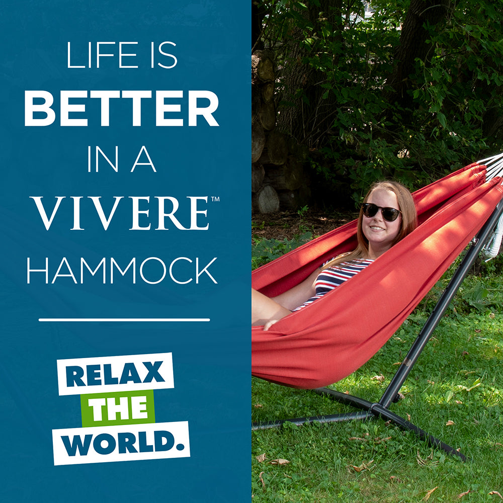 Brazilian Style Sunbrella ® Hammock - Crimson