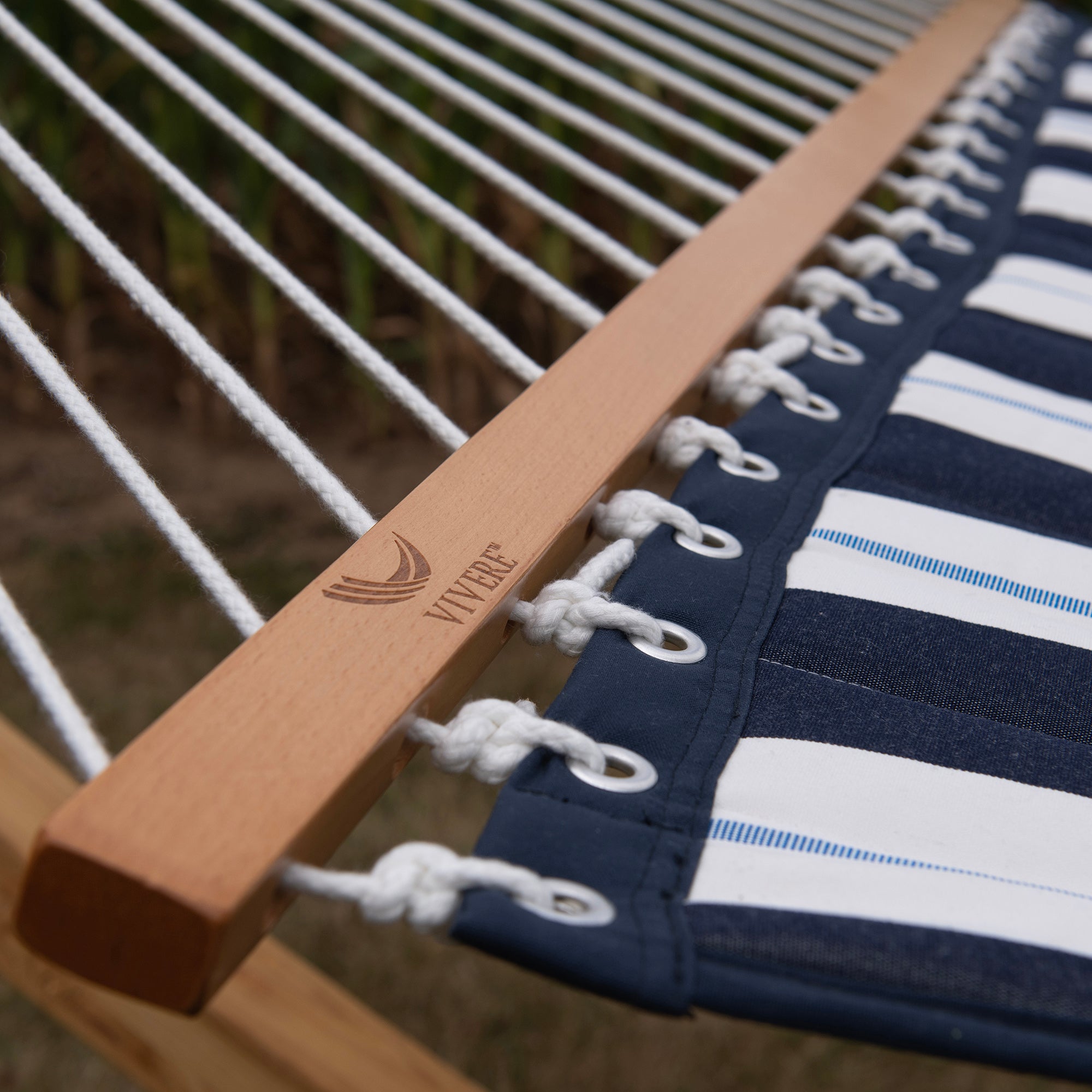 Sunbrella Quilted Spreader Bar Hammock (Double) - Harbor