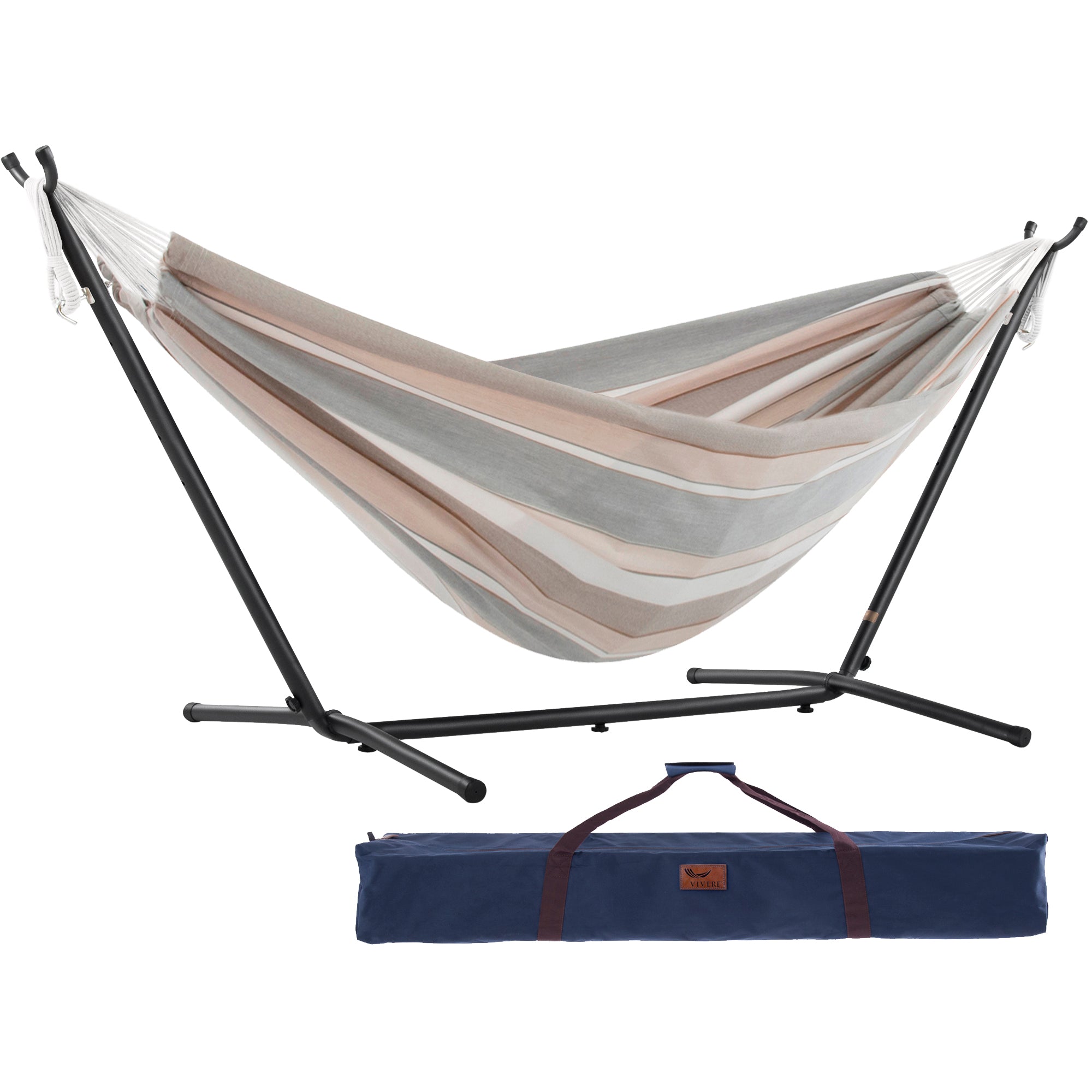 Double Sunbrella® Hammock with Stand (280cm) - Dove