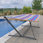 Steel Spreader Bar Hammock Stand (370 cm) - Charcoal