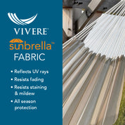Brazilian Sunbrella ® Hammock Double - Dove