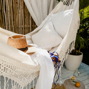 Deluxe Brazilian Style Cotton Hammock (Double) - Natural