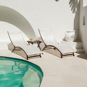 Coral Springs Phifer¬Æ & Aluminum Lounger Set (3pc) - Pearl