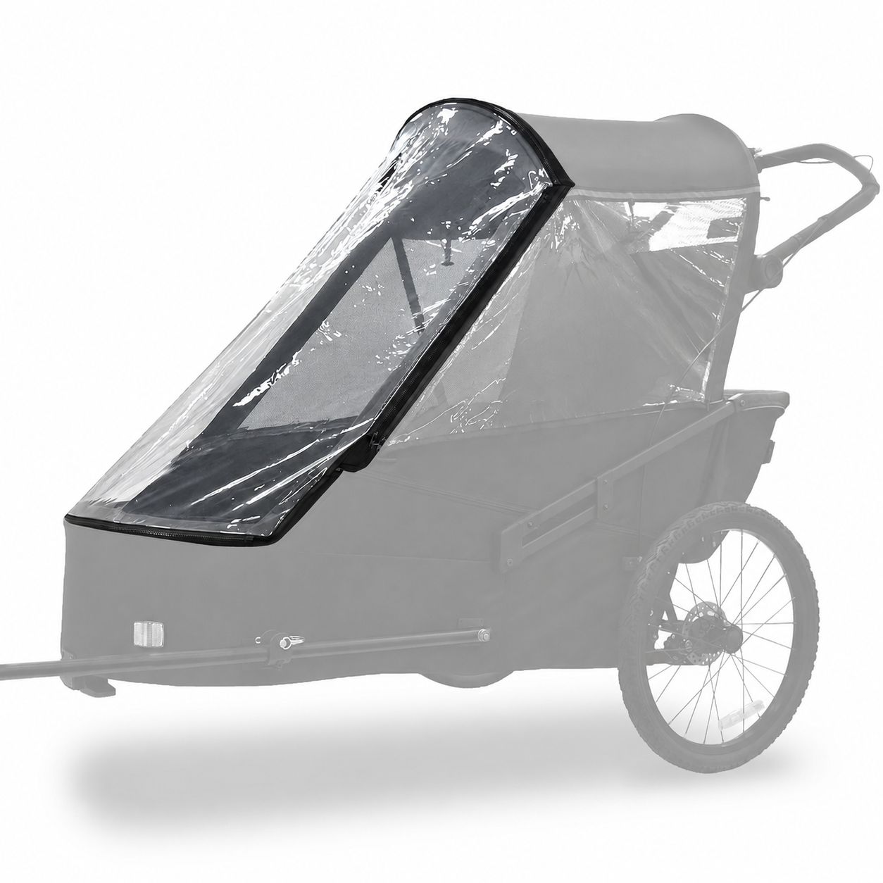 Wike Extra Large Mobility Trailer Accessory - Rain Screen