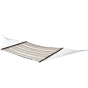 Sunbrella Quilted Spreader Bar Hammock (Double) - Dove