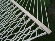 Cotton Rope Spreader Bar Hammock - Natural