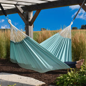 Brazilian Style Polyester Hammock - Aqua