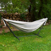 Double Sunbrella® Hammock with Stand (280cm) - Dove