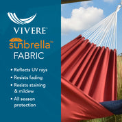 Brazilian Style Sunbrella ® Hammock - Crimson
