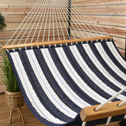 Sunbrella Quilted Spreader Bar Hammock (Double) - Harbor