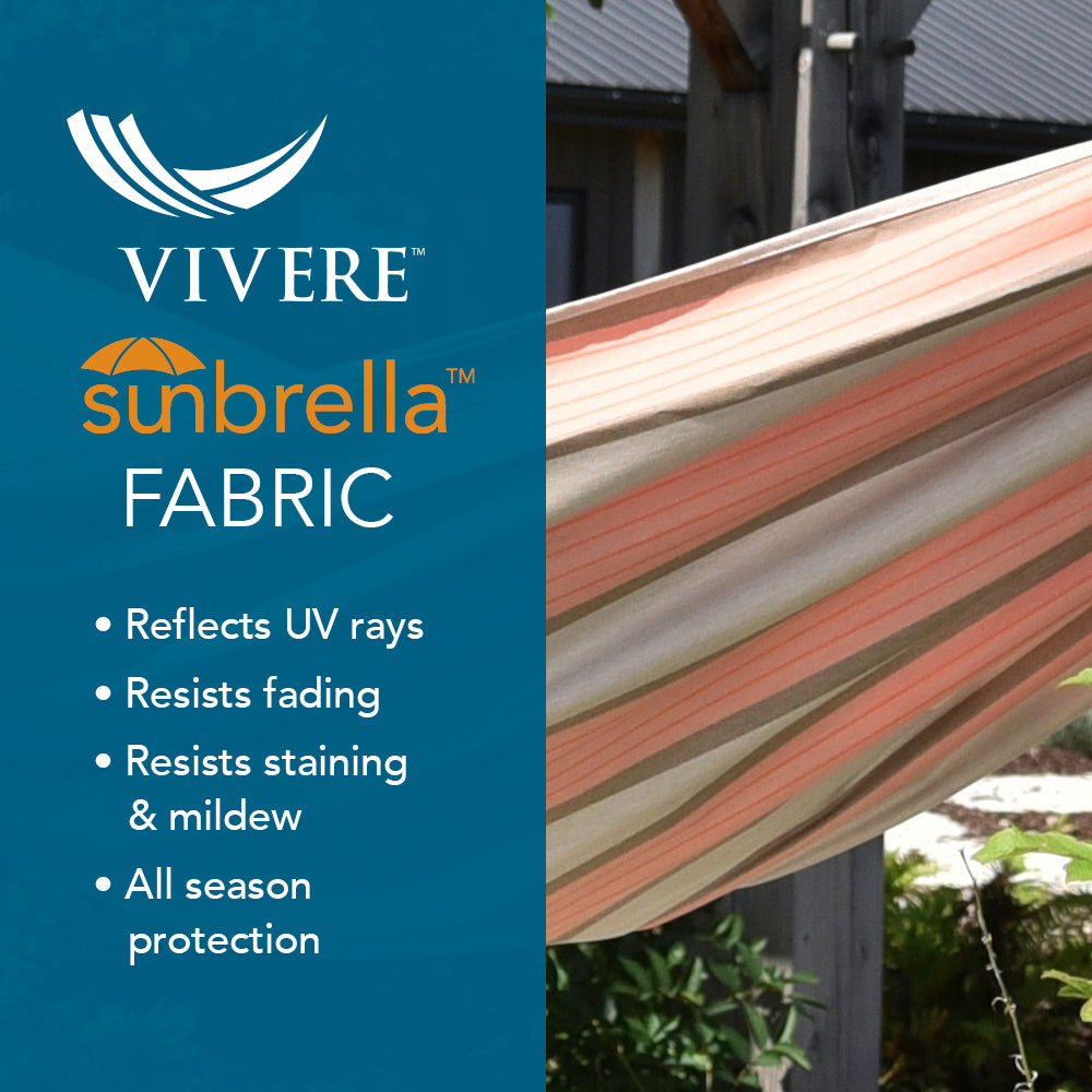 Brazilian Style Sunbrella ® Hammock - Cameo