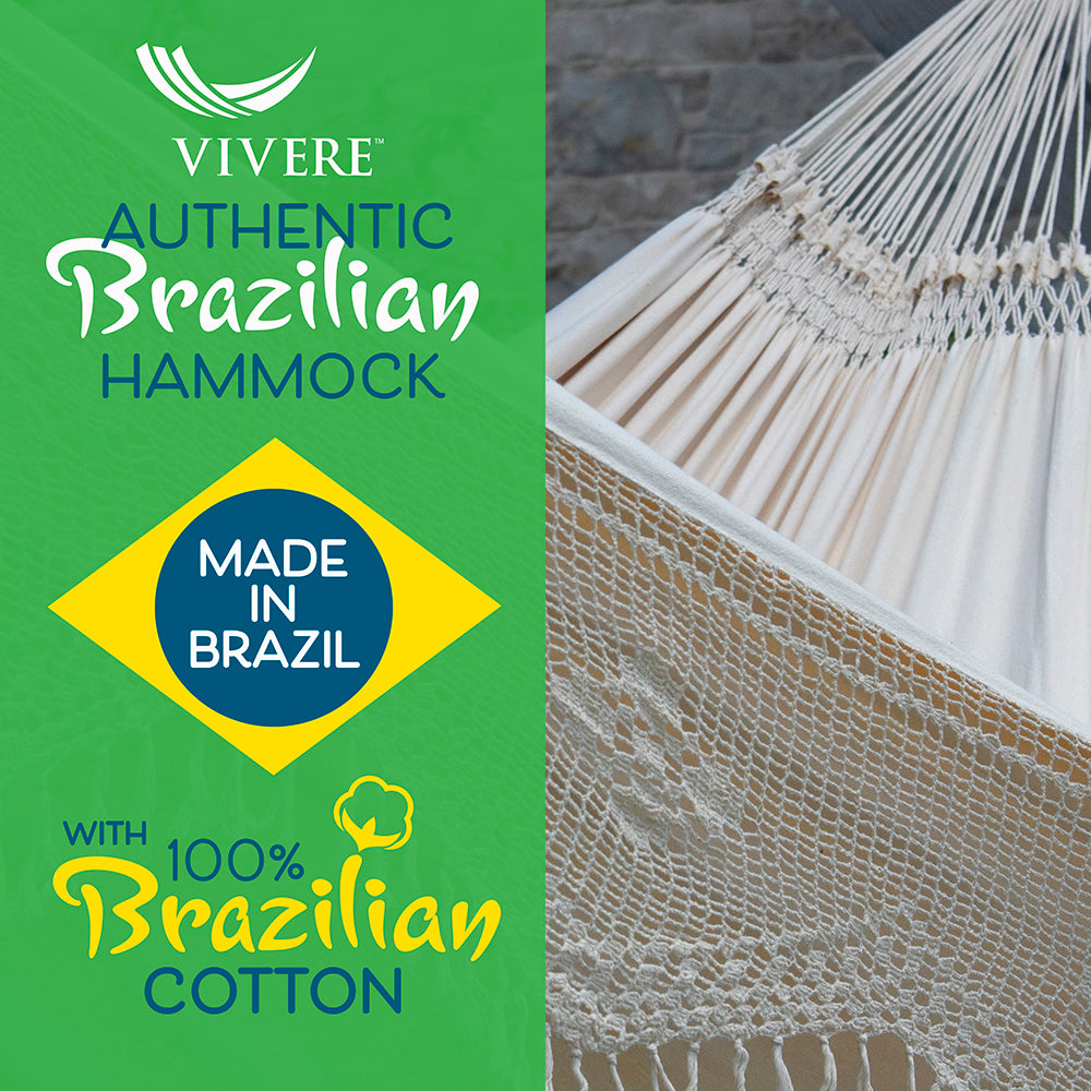 Authentic Brazilian Elegant Hammock Antique