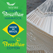 Authentic Brazilian Elegant Hammock Antique