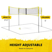 CROSSNET® 4-Square Volleyball Game