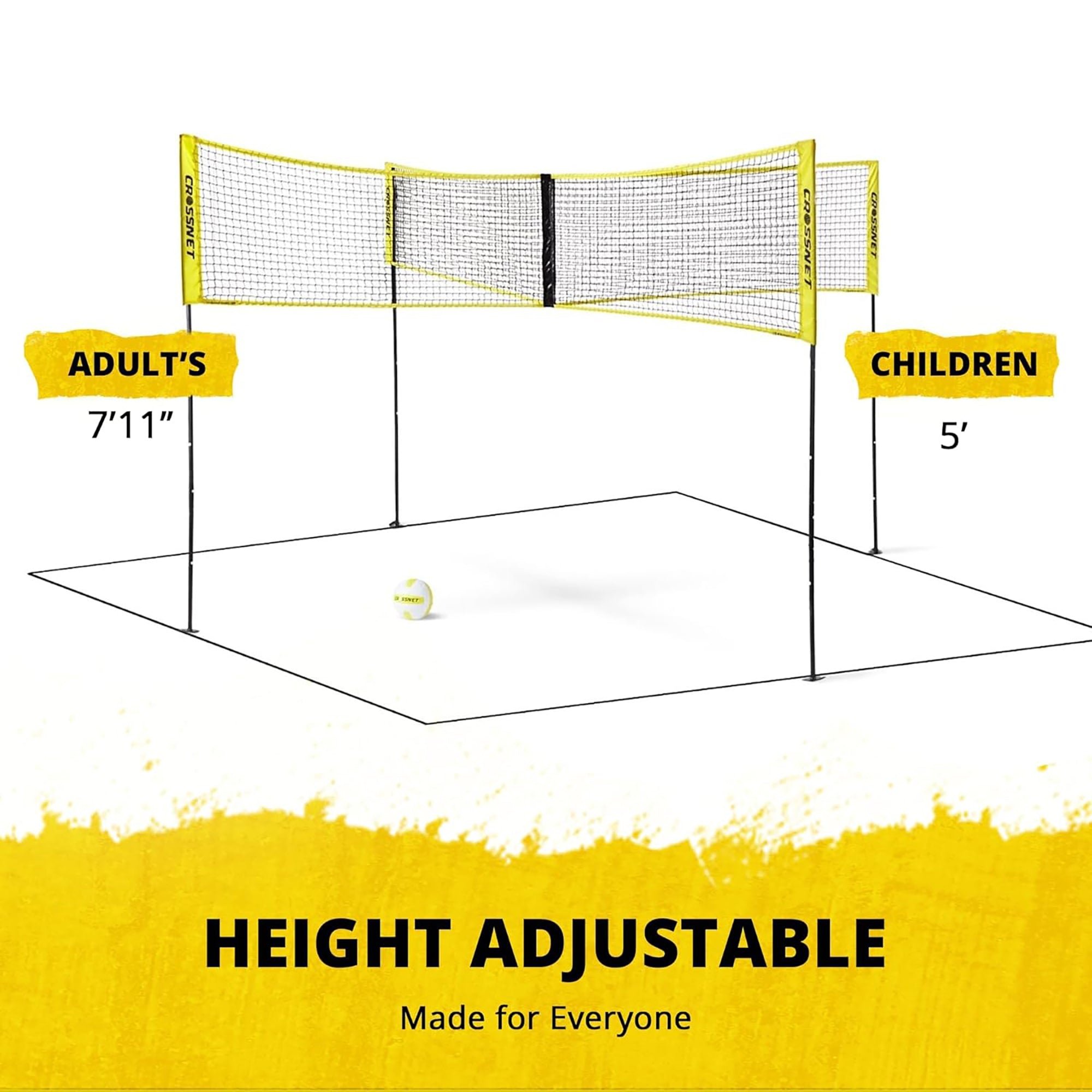 CROSSNET® 4-Square Volleyball Game
