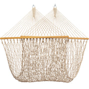 Cotton Rope Spreader Bar Hammock - Natural