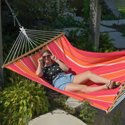 Cotton Spreader Bar Hammock - Mimosa