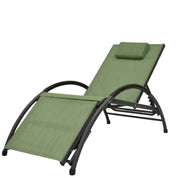 Dockside Phifer ® & Aluminum Sun Lounger - Olive Grove