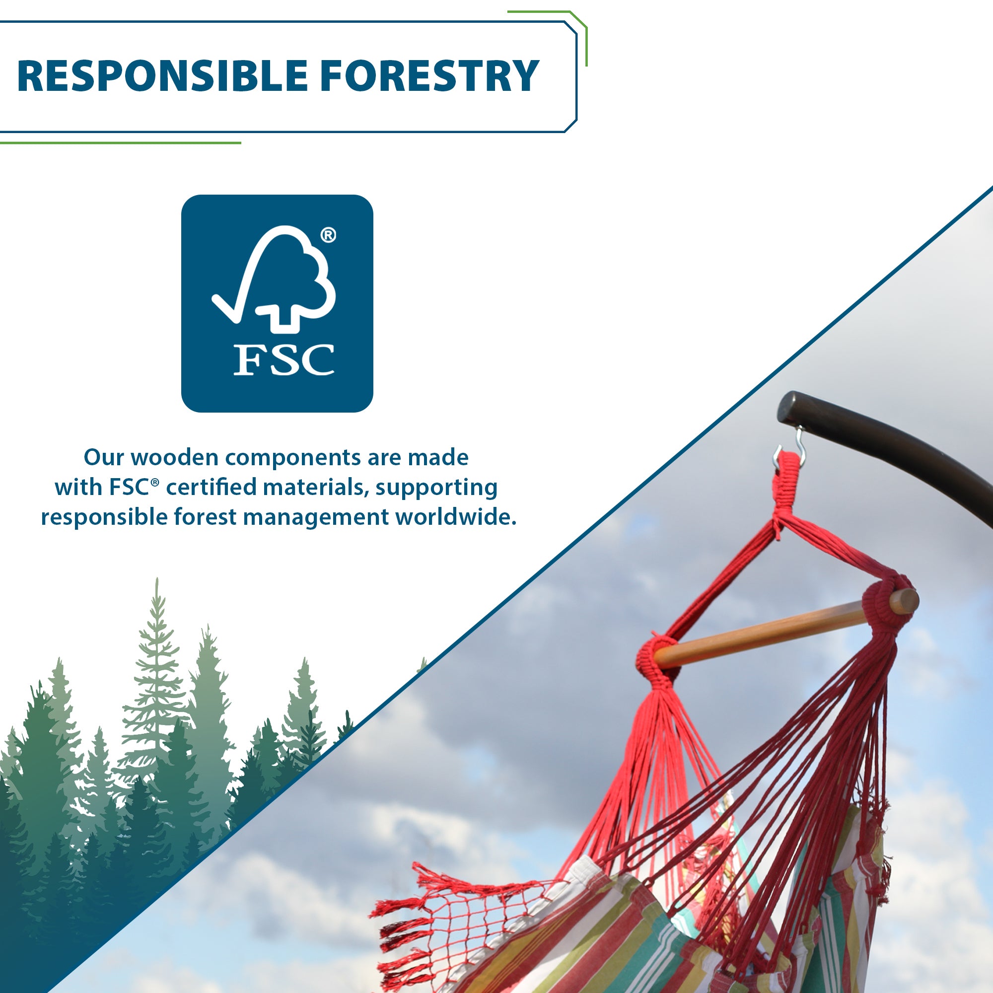 Brazilian Hammock Chair - Natural White