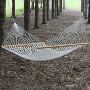Polyester Rope Spreader Bar Hammock  - White