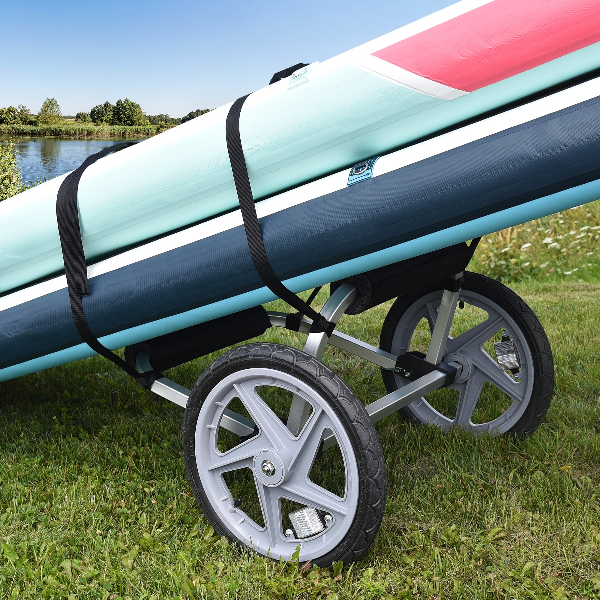 Wike Light Weight Boat Cart with Ultra-Lite Smart Tow-Bar
