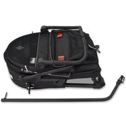 Wike Premium Suspension Children's Bike Trailer with Stroller & Jogging Kit - Black