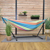 Double Cotton Hammock with Stand (250cm) - Byron Bay
