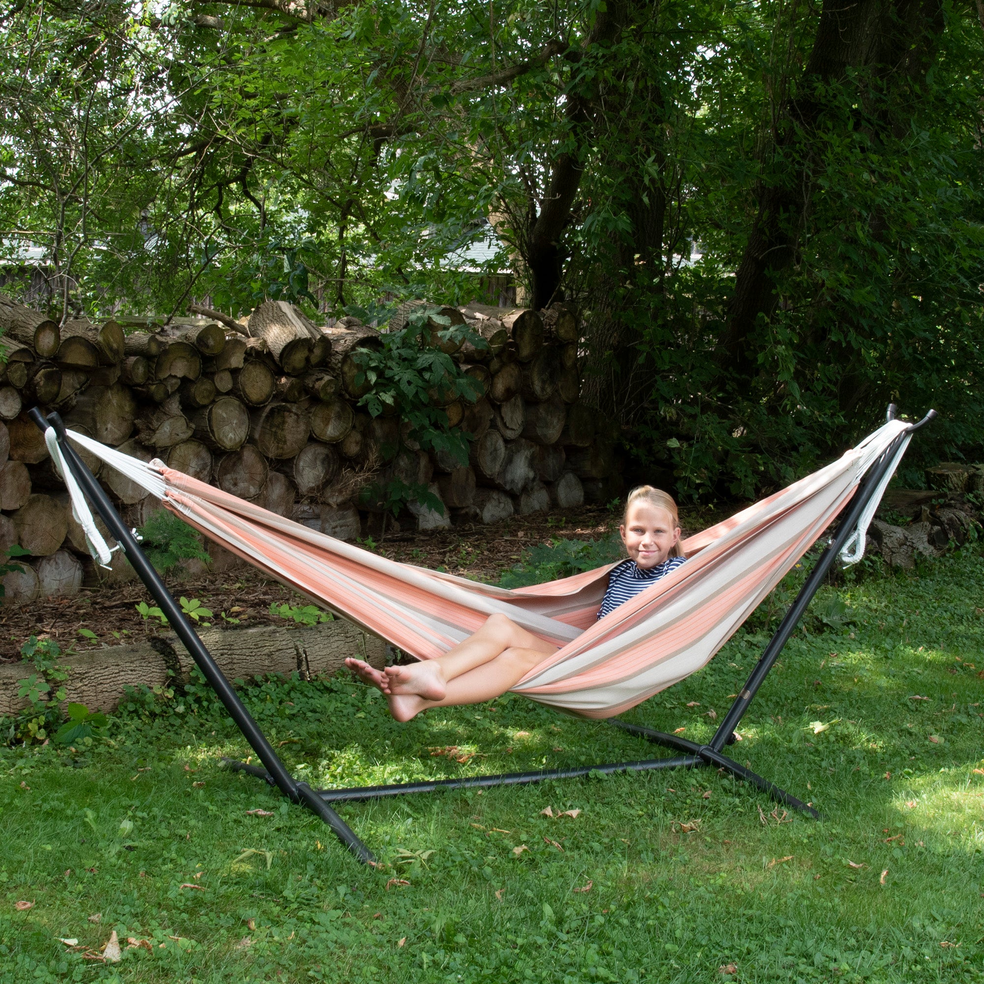Brazilian Style Sunbrella ® Hammock - Cameo
