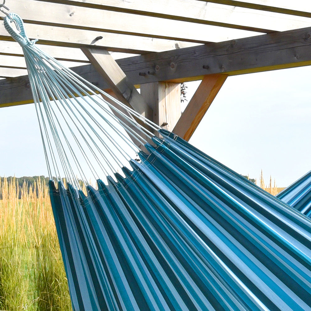 Brazilian Style Hammock - Double Blue Lagoon