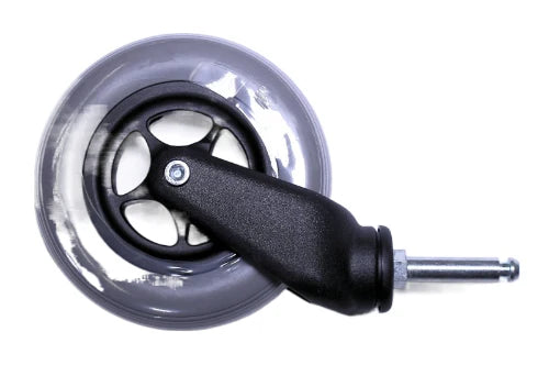 Wike Part - 8" Swivel Stroller Wheel (Premium Suspension & Extra-Large Mobility