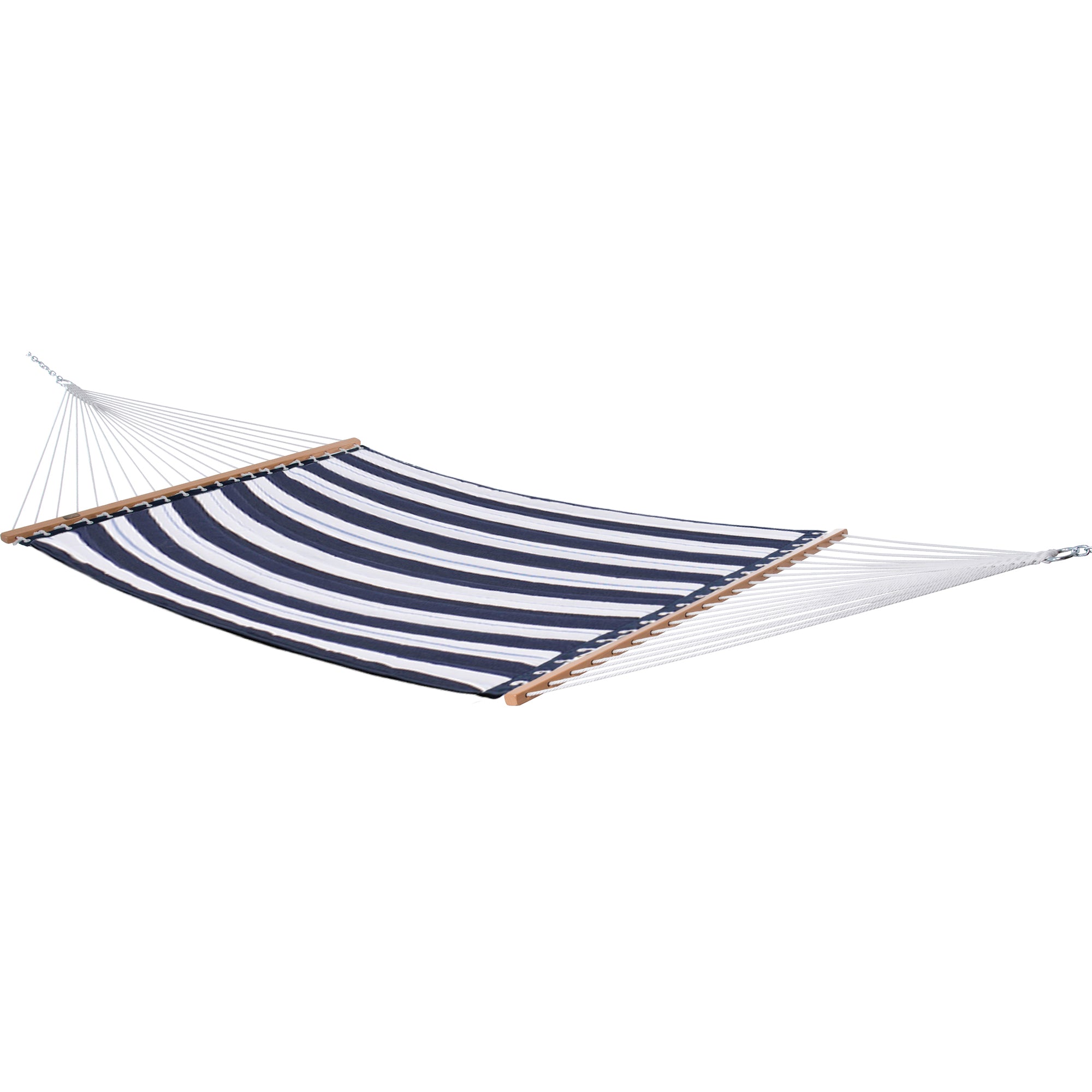 Sunbrella Quilted Spreader Bar Hammock (Double) - Harbor