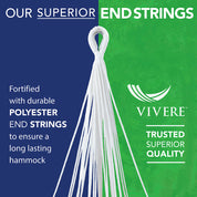 Brazilian Style Cotton Hammock - Blue Lagoon