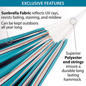 Brazilian Style Sunbrella ® Hammock - Token Surfside