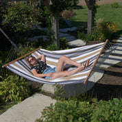 Cotton Spreader Bar Hammock - Desert Moon